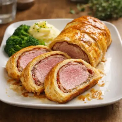 Filet mignon en croûte feuilletée : facile et doré