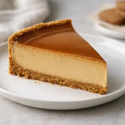 Flan au spéculoos : fondant et croustillant