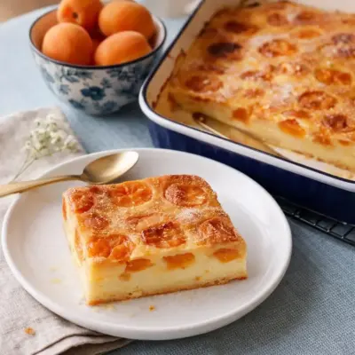 Flan pâtissier aux abricots : le recette maison