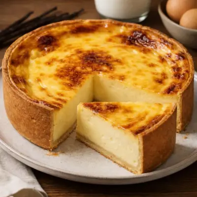 Flan pâtissier épais à la vanille : recette dense