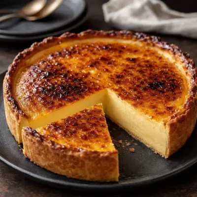 Flan pâtissier façon crème brûlée : craquant & fondant