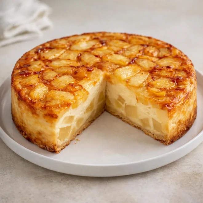 Flan pâtissier pommes au yaourt : moelleux au four