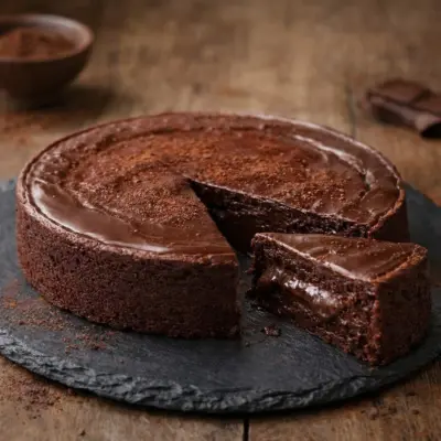 Fondant au chocolat intense cœur coulant, recette