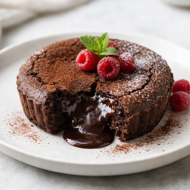 Recette fondant au chocolat noir mascarpone (cœur coulant)