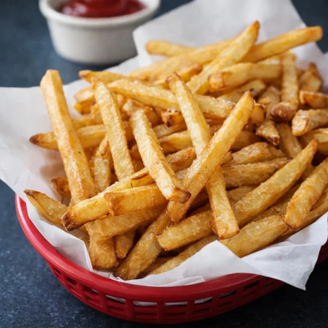 Recette frites croustillantes maison : double cuisson