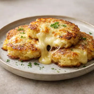 Galettes de pommes de terre au reblochon