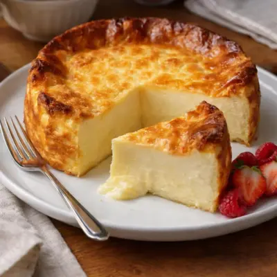 Gâteau au yaourt à 3 ingrédients : moelleux & tremblotant