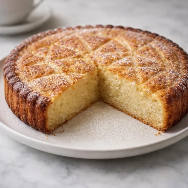 Gâteau fondant aux amandes : moelleux cœur crémeux