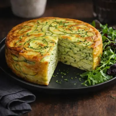 Gâteau invisible à la courgette : version grand chef