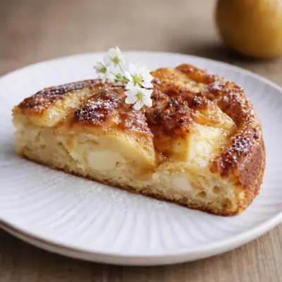 Gâteau léger pommes bananes moelleux à la cannelle
