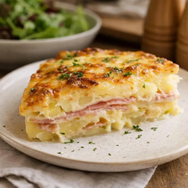 Recette gâteau de raclette aux pommes de terre