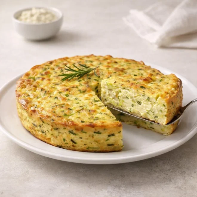 Gâteau salé courgettes ricotta : moelleux au four