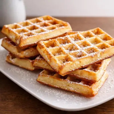 Recette gaufres liégeoises au sucre perlé, crousti-moelleuse