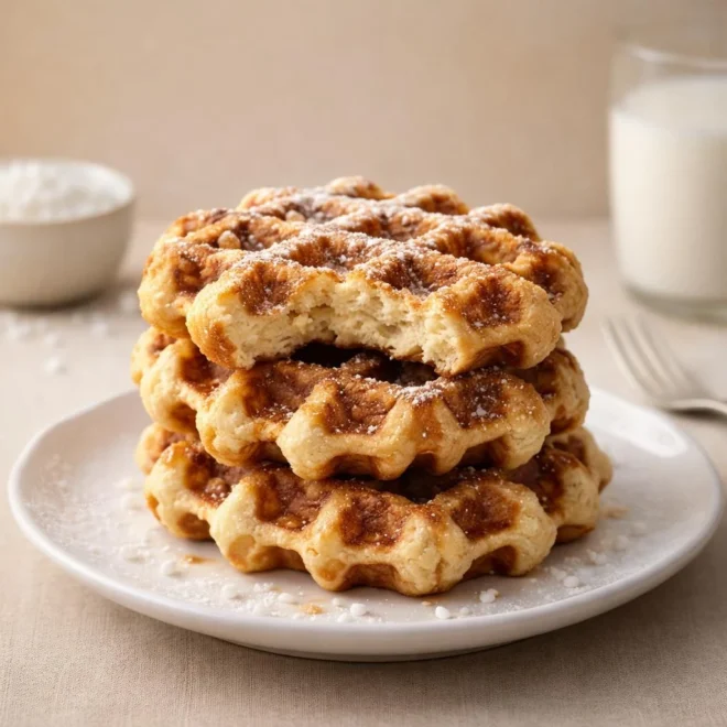 Recette gaufres liégeoises authentiques : sucre perlé