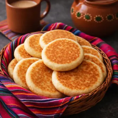 Gorditas au lait concentré : moelleuses à la poêle
