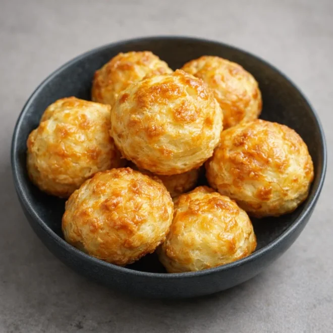 Gougères au fromage : croustillantes et aériennes