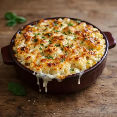 Gratin chou-fleur pommes de terre au fromage crémeux