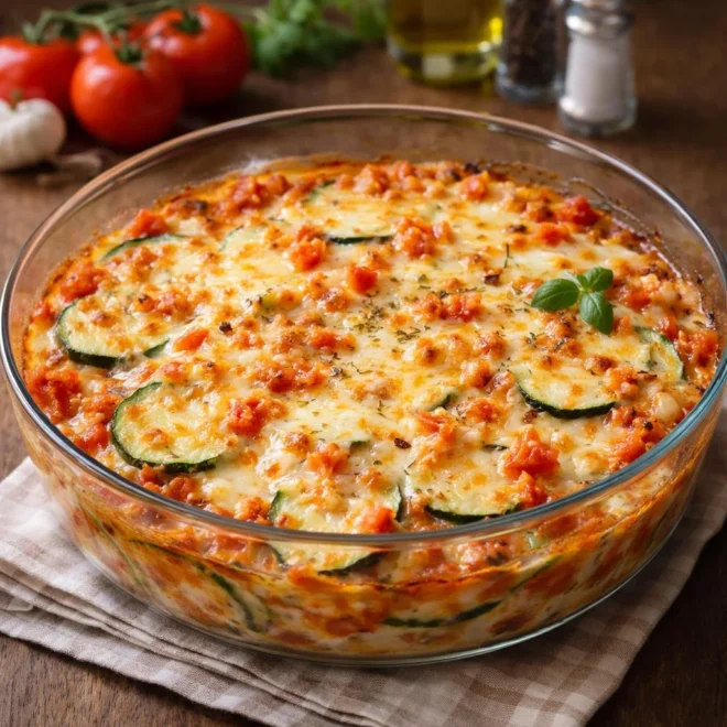 Gratin de courgettes et tomates facile au four