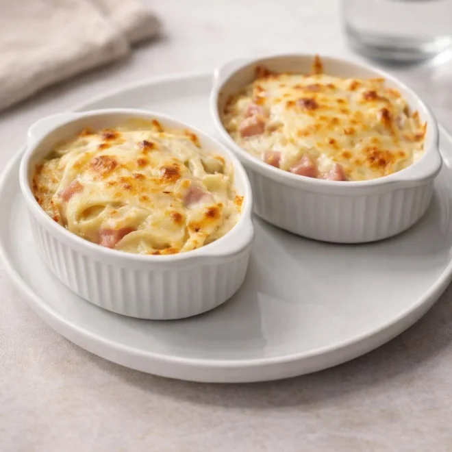 Gratin d’endives au jambon blanc comté & crème fraîche