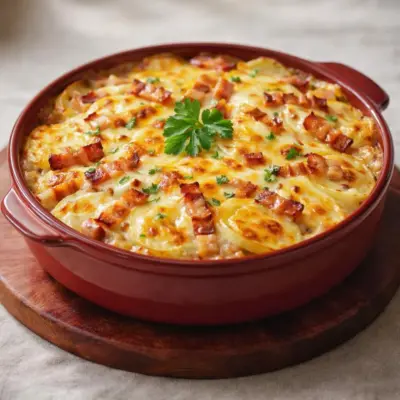Gratin montagnard au reblochon : pommes de terre fondantes