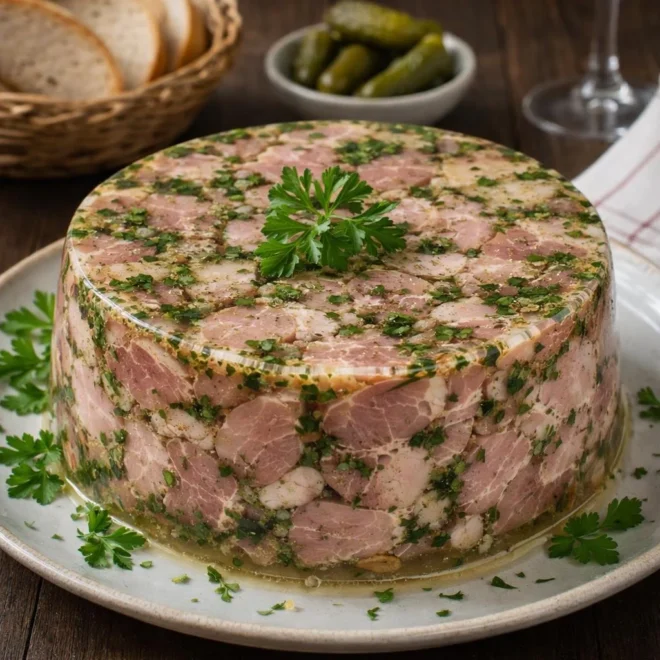 Jambon persillé de Bourgogne en gelée : la recette