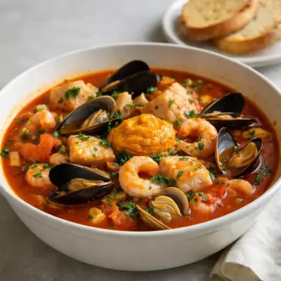 marmite de la mer sauce rouille : recette maison