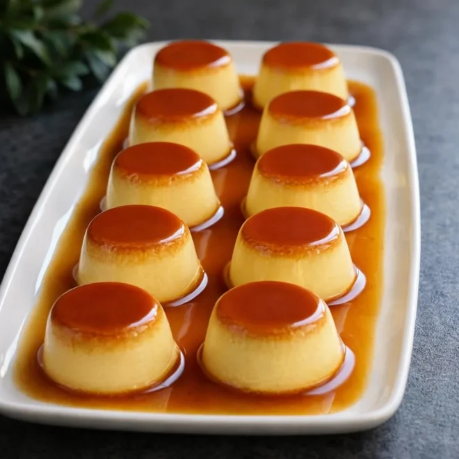 Recette mini flan vanille au bain-marie facile