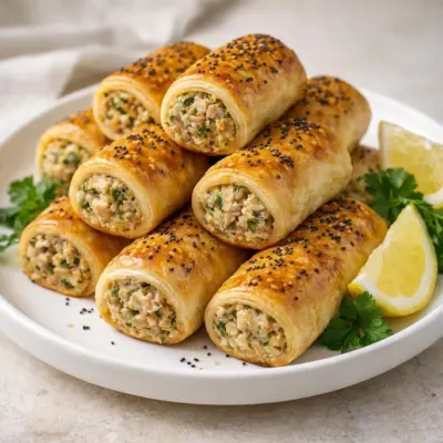Mini-tourte au poisson au four : feuilleté doré et facile
