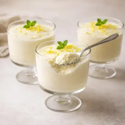 Mousse au citron express sans cuisson : légère