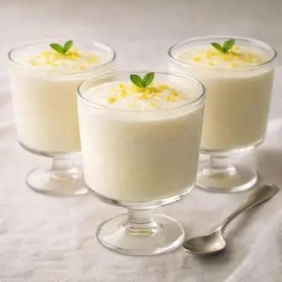 Mousse au citron express : recette sans cuisson