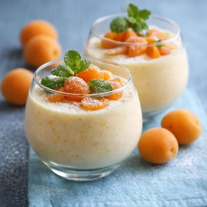 Mousse d’abricots facile au yaourt, sans cuisson