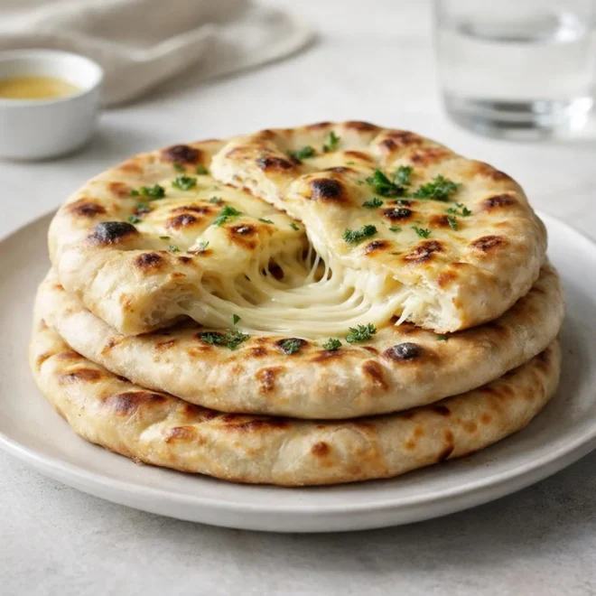 Naan moelleux au comté : recette facile maison