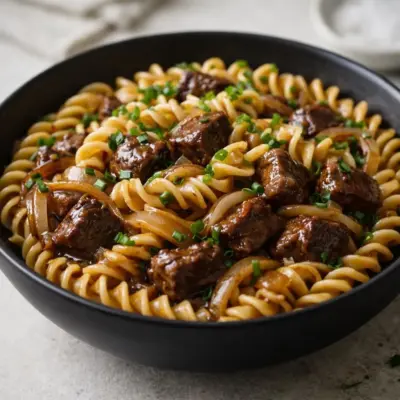 Nouilles au bœuf sauce soja gingembre : recette facile