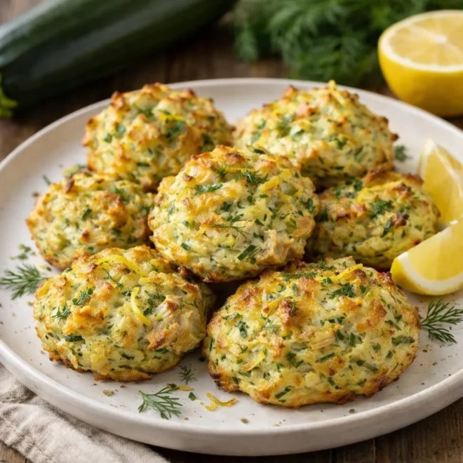 Nuages de courgettes au thon et au citron : moelleux