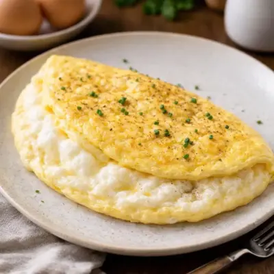 Omelette mousseuse aux blancs montés en neige : légère