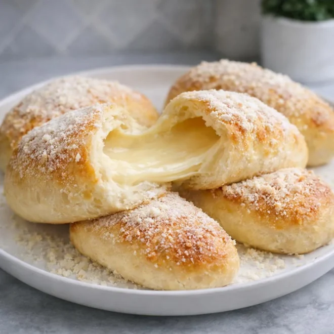 Pain au fromage moelleux : cœur filant, croûte dorée