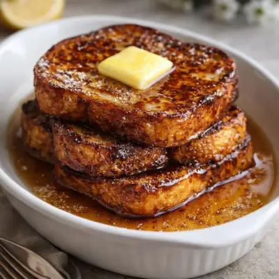 Recette pain perdu au four façon Grand-Mère