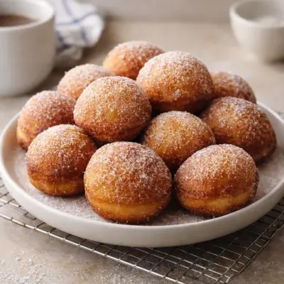 Pâte à beignets maison facile, pétrie à la main