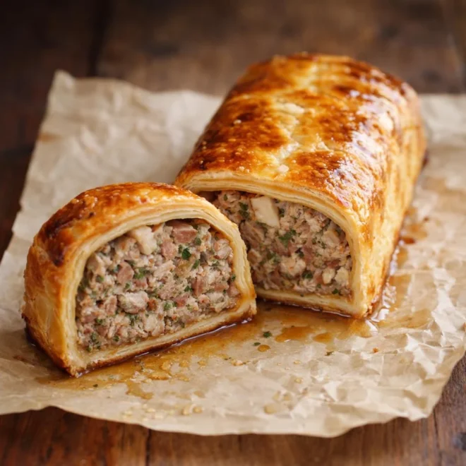 Recette pâté lorrain traditionnel : farce au foie & croûte c