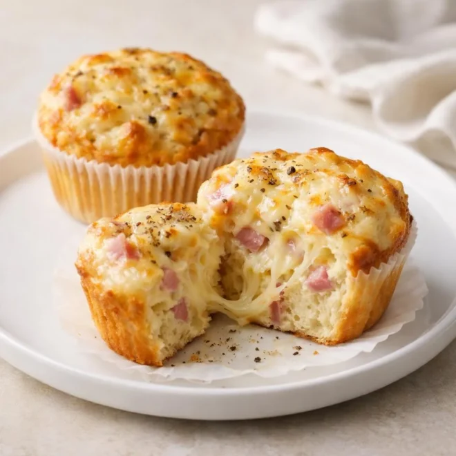 recette muffins jambon gruyère moelleux, faciles