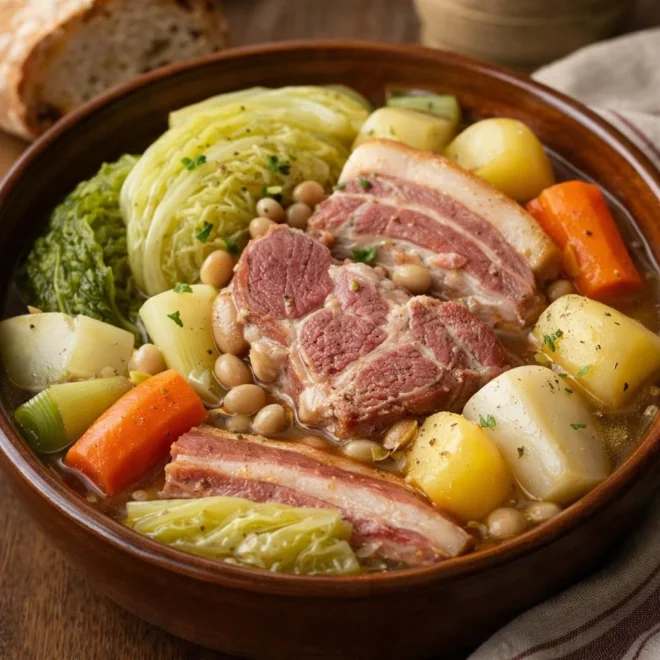 Potée limousine au petit salé et légumes d’hiver