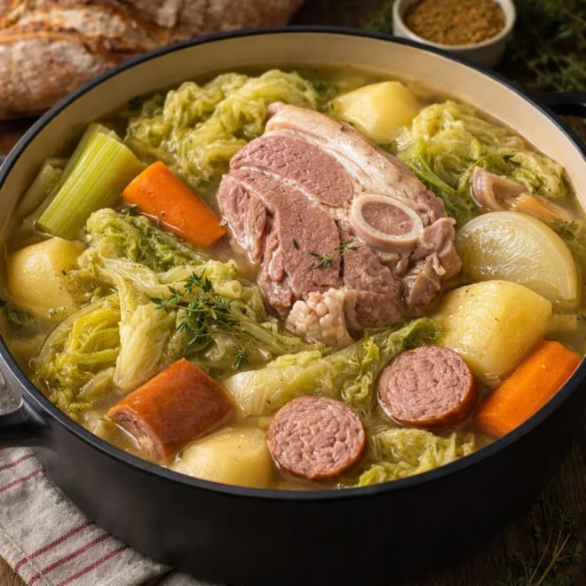 Potée limousine au petit salé et légumes d’hiver