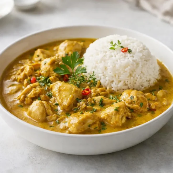 Recette poulet coco réunionnais au lait de coco