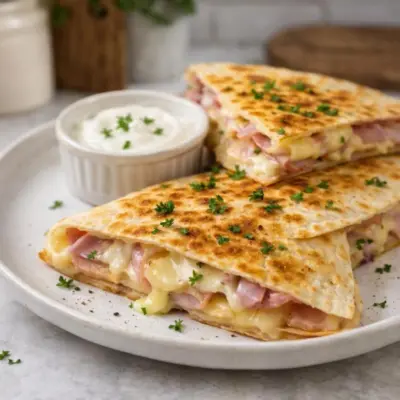 Quesadillas jambon raclette : crousti-fondantes en 10 min