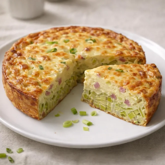 Quiche fondante aux poireaux : recette moelleuse