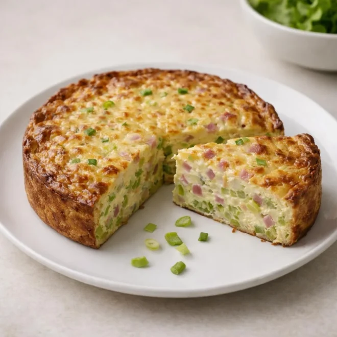 Quiche poireaux lardons fondante, rapide
