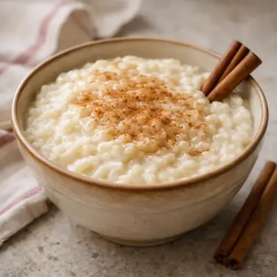 Riz crémeux au lait à la cannelle : facile et onctueux