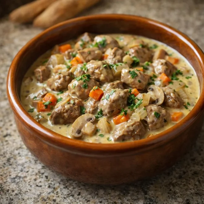 Rognons de veau crémeux à la moutarde | Sauce onctueuse