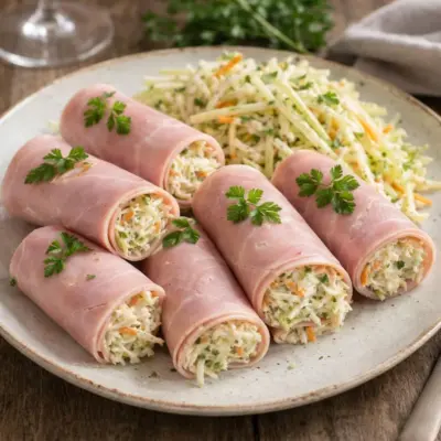 Roulés de jambon au céleri rémoulade (facile)