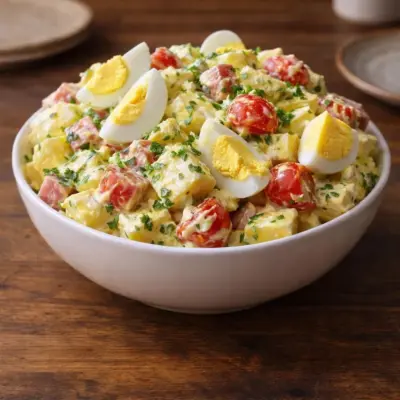 Recette salade piémontaise aux pommes de terre